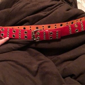 Red Punk Belt